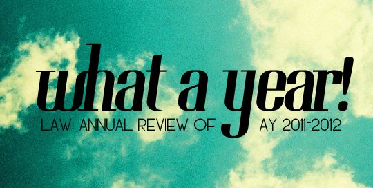 LAW: ANNUAL REVIEW OF AY2011-2012