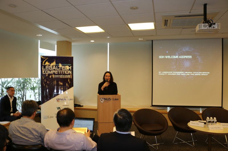 NUS Law-Wong Partnership LegalTech Competition 2018 Launch Event